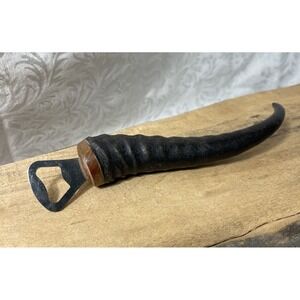 Africa Horn Springbok Antelope Antler Black Bottle Can Opener Unique Gift Barwar